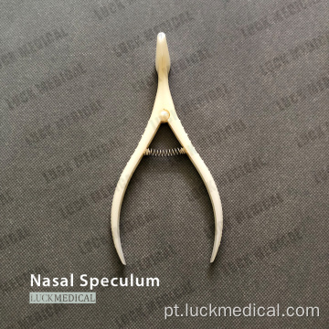 Especulum nasal plástico descartável